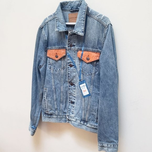 Wren + Glory x Lucky Brand One-of-a-Kind Coachella Denim Jacket! - Picture 4 of 15